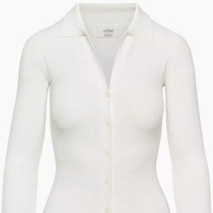 Button-up sweater dress (WILFRED)